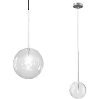 Toolight App1684-1Cp 20Cm Hanglamp Chroom 16,5X20X16,5Cm