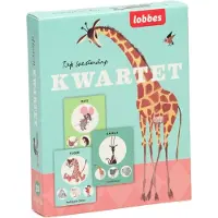 Lobbes Kwartetspel Dieren van Fiep Westendorp