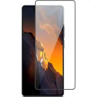 Mobigear Screenprotector geschikt voor POCO F5 Glazen | Premium Screenprotector - Case Friendly - Zwart