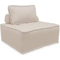 Sweeek Modulaire fauteuil in stof Crème