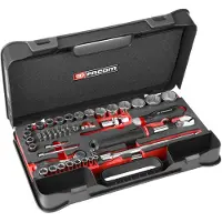 Facom 60-delige Metrische 6-kant OGV Grip Doppen Set - RS.GRPPB