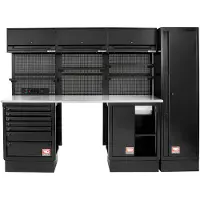 Facom RWS2 - 2,65m Set | Galva Werkblad | Zwart - RWS2-8BS