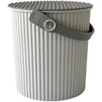 Hachiman opbergemmer Omnioutil Baby, kunststof, lichtgrijs, grijs, 700 ml, 247203