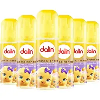 Dalin Baby Cologne, 6 x 150 ml, Frisse en Zachte Geur voor de Gevoelige Babyhuid - Jasmijnbloesem