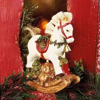 Ambiente - Lunch servetten - White Rocking Horse