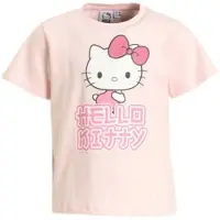 Anytime T-shirt Hello Kitty license roze Meisjes Katoen Ronde hals Printopdruk - maat 110/116
