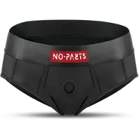 No-Parts Robin - strap-on slipje - zwart - maat M