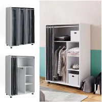 Vicco Doros Kledingopslagkast – 100 x 146.6 cm open, met wielen Wit