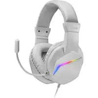 Mars Gaming MH122W, bekabelde gaming-hoofdtelefoon, frequentiebereik 18 - 20000 Hz, gewicht 235 g, kleur: wit