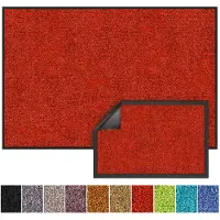 Floordirekt Deurmat - Droogloopmat - Schoonloopmat - Rhine - Waten Melon Red - 135 x 200 cm