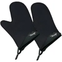 Spring Grips Ovenwanten kort zwart 1 Paar