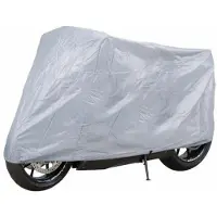 Concorde Beschermhoes - 2x - 230 x 23 x 130 cm - grijs - polyetheen - motor/scooter/fiets - fietshoes - motorhoes - Beschermkap