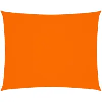 vidaXL Zonnescherm rechthoekig 6x7 m oxford stof oranje