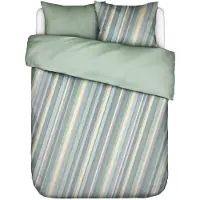 Essenza Dekbedovertrek Suzie Subtle Green Satijn-200 x 200 / 220 cm | 2-Persoons