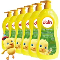 Dalin Hydraterende & Beschermende Haar en Lichaamshampoo 6 x 700 ml – Hypoallergeen, Zonder Parabenen, SLS/SLES, Alcohol of Kleurstoffen