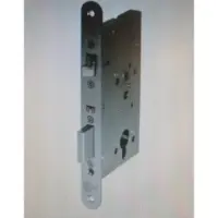 Abloy EL563 Veiligheidsdeurslot | dubbelzijdig krukgestuurd | zelfvergrendelend | SKG** | DM55mm | RC74mm | voorplaat RVS 24x235mm afgerond | DR 1+2+3+4 - 10013909