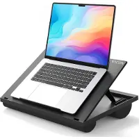 Vicon Universele Laptop standaard - Geschikt voor op Schoot - Ergonomisch - Laptopverhoger - Tablet Standaard - Laptoptafel - Schootkussen