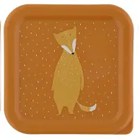 Trixie Set van 3 snackdoosjes - Mr. Fox - 3-delige Snackbox - Makkelijk te openen - Ideaal voor kinderen