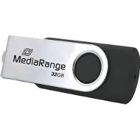 MediaRange MR1952 USB flash drive 32 GB USB Type-C 3.2 Gen 1 (3.1 Gen 1) Zwart, Zilver