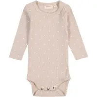Lil´ Atelier Rompertje/body 'NBFGago' beige / wit