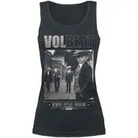 Volbeat Top - Cover - Rewind, Replay, Rebound - S tot XXL - voor Vrouwen - zwart - Maat S