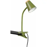 TRIO REALITY PONGO - Klemlicht - Groen - incl. 1x SMD 4,5 W - Flexibel - LED-printplaat met hoog voltage - Niet dimbaar - Klemlamp