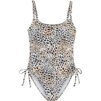 LASCANA Badpak lichtgrijs / poederroze / zwart / offwhite