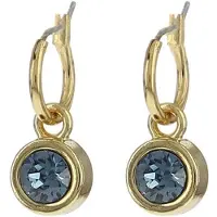 Biba 80313 Oorhangers goud Black Daimond