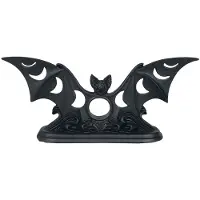 Alchemy England - Gothic Kaarsstandaard - Vleermuis theelichthouder - voor Geen - standaard - Maat Standard