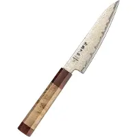 HEZHEN - Koper Damascus staal (37 laags - 12Cr18MoV kern) - X05C Retro Series - Officemes (petty)