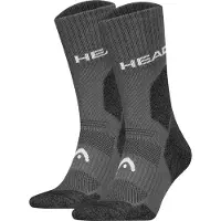 Head Sportsokken donkergrijs / zwart / wit