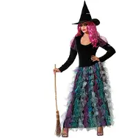 Atosa Witch Woman Costume Veelkleurig XS-S Kinderen