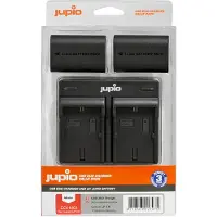 Jupio Kit: 2x Battery LP-E6 1700mAh + USB Dual Charger