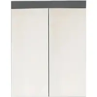 Trendteam Badkamerspiegelkast Amanda, grijs, melamine/agave grijs, HG.TZ, 60 x 77 x 17 cm