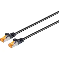 S-Conn S/FTP CAT6a 10 Gigabit outdoor netwerkkabel met PE mantel / zwart - 10 meter