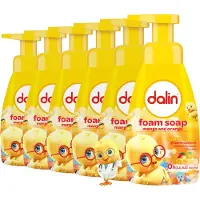 Dalin Foaming Handzeep Mango 6 x 200ml – Milde en Fruitige Schuimzeep voor Kinderen