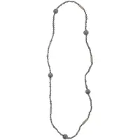 Behave – Lange kralenketting dames – Urban chic minimal look – 88 cm