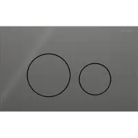 Geberit drukplaat sigma 40, 2-toets round glas lava