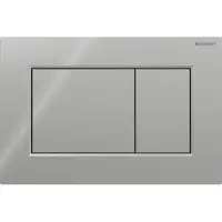 Geberit Sigma01 bedieningsplaat - 2-toets spoeling - vierkant - glans chroom