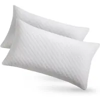 Juskys 2 Stuks Hoofdkussen / Slaapkussen / Kussen - 40 x 80 cm - Memory Foam