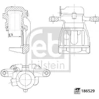 FEBI BILSTEIN 186529 Remklauw
