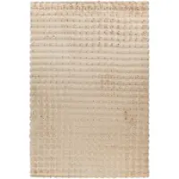 Lalee Harmony - 3d Vloerkleed - Tapijt – Karpet - Hoogpolig - Superzacht - Fluffy - Shiny- 3d blokjes- rabbit- 160x230 cm beige