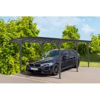Westmann Aluminium carport stockholm gebogen 576x300x220 cm grijs