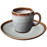 Villeroy & Boch Kaffeetasse mit Untertasse Lave 190 ml