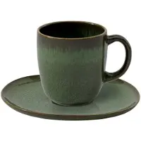 Villeroy & Boch Kaffeetasse mit Untertasse Lave 190 ml