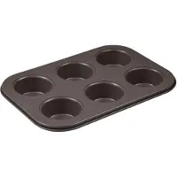 Bergner Muffinbakvorm - 2 stuks met 6 cupcakevormpjes - voor totaal 12 Muffins/ Cup cakes - Lovers