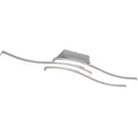 TRIO RVS plafondlamp Route Led 4000K