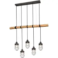 TRIO Hanglamp Leuchten Forester - Nikkel