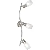 TRIO Plafondlamp Colmar 3-lichts nikkel mat