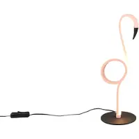 TRIO Roze flamingo led tafellamp Ingo